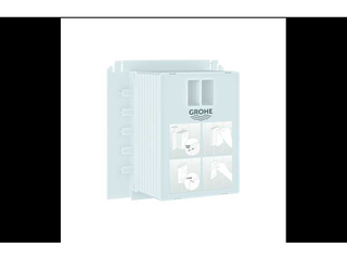 4x Bedieningspaneel GROHE, Rapid SL inspectieschacht, grijs